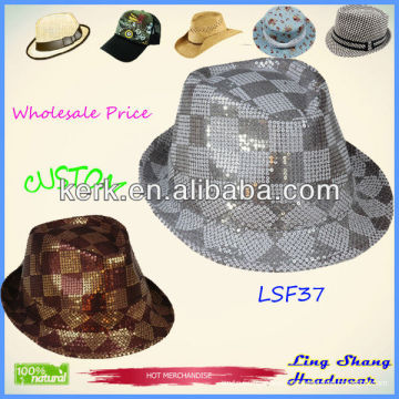 Chapeau chinois en coton et polyester Fedora Hat, LSF37